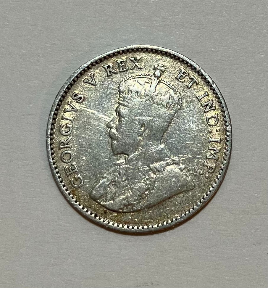 1911 Canada Silver 5 Cents