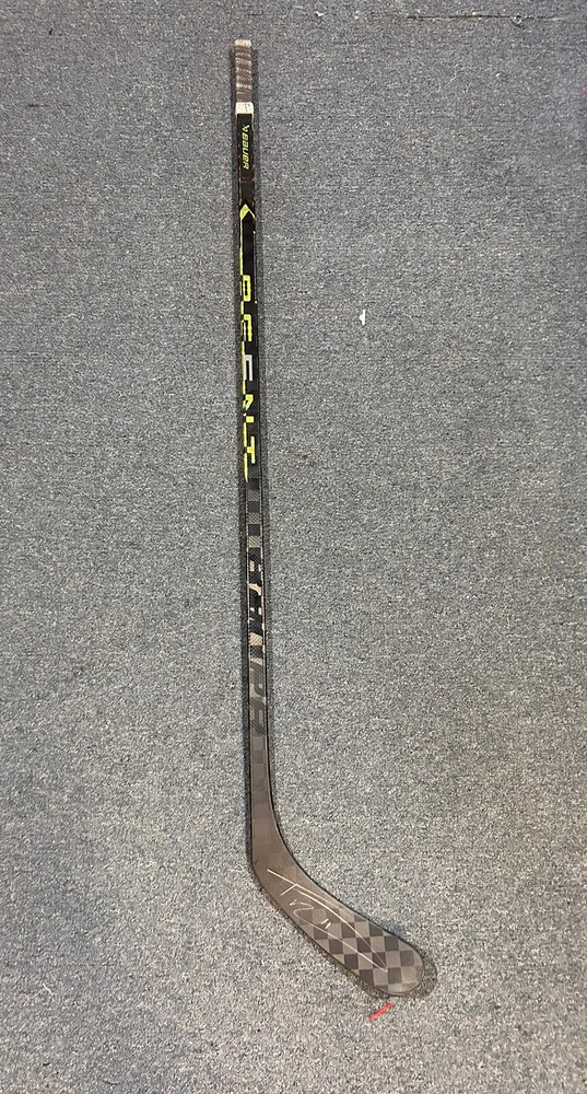 Game-Used Trevor Zegras Signed Stick