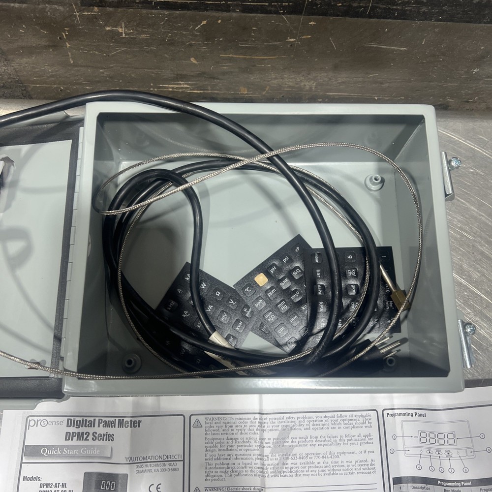 PROSENSE DPM2-AT-HL DIGITAL PANEL METER Enclosure Nos Surplus