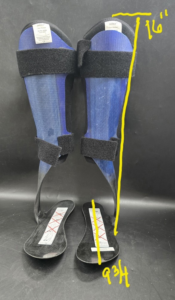 Softkit Orthopedic Boots Braces Blue Size Medium Sweden Made