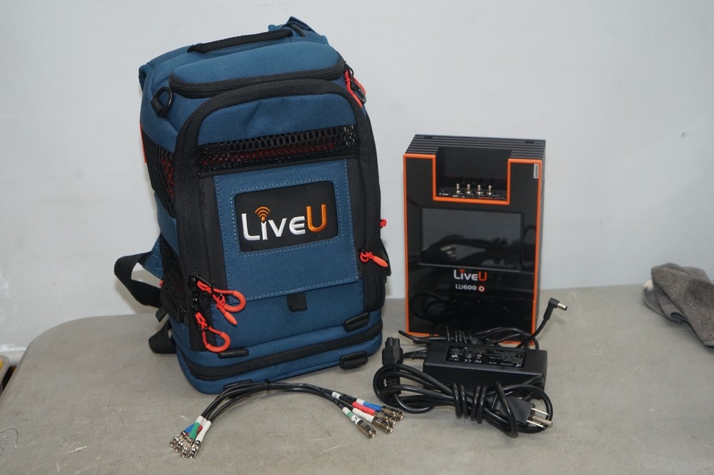 ^ LiveU LU600 Livestreaming Encoder W/ HEVC 4K-SDI Module #X5363