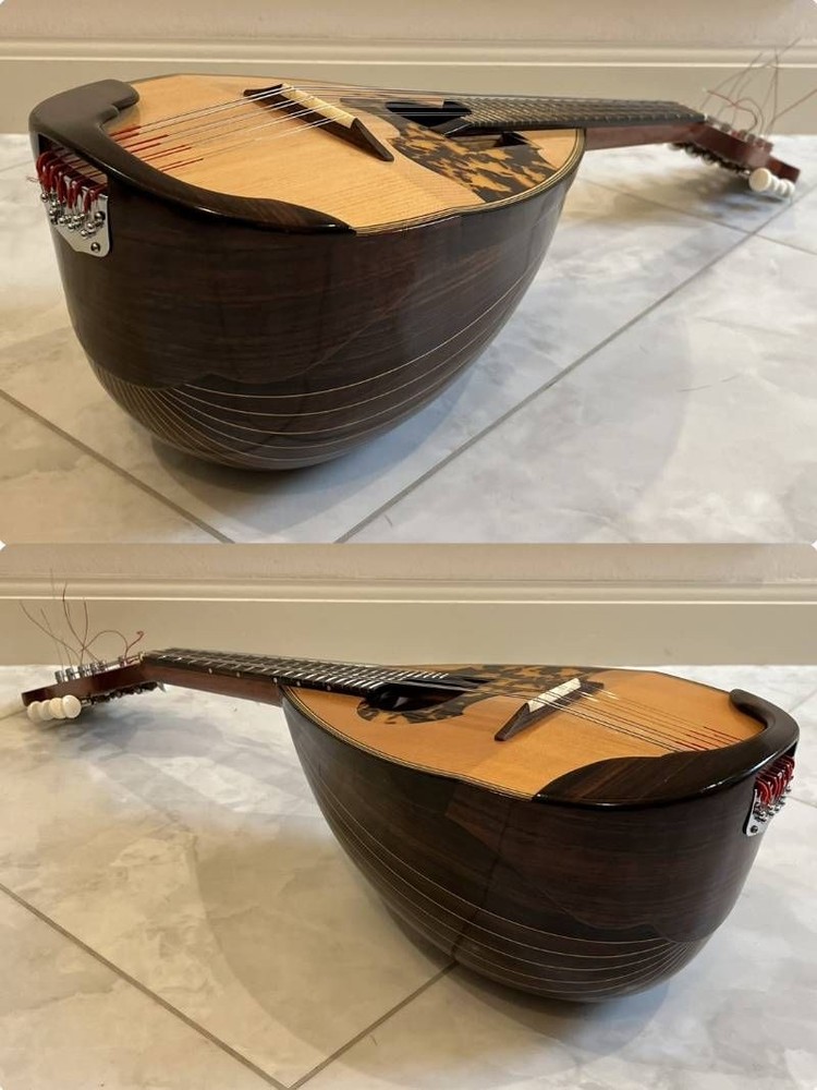 Minoru Noguchi Mandolin String Instrument with Hard Case