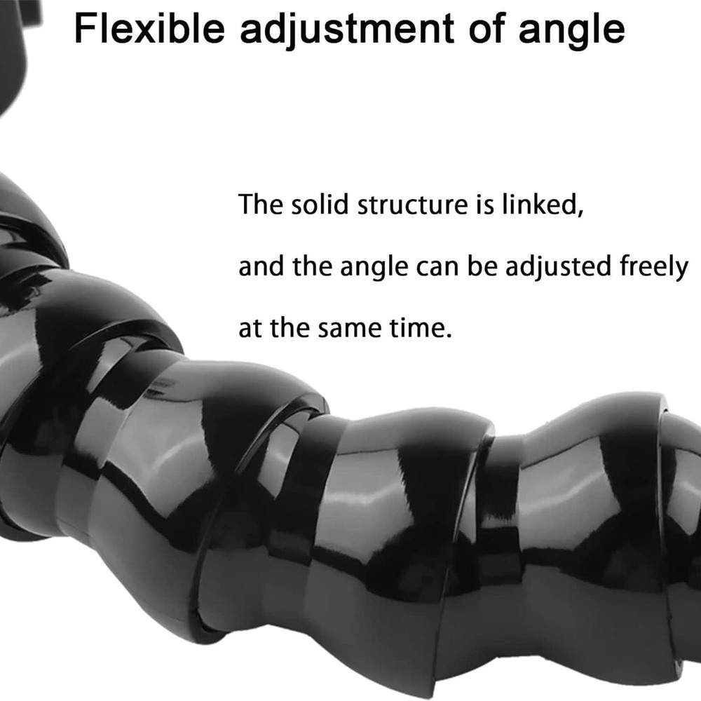 FiTSTILL Jaws Flex Clamp Mount with Adjustable Gooseneck 19 Sections Black