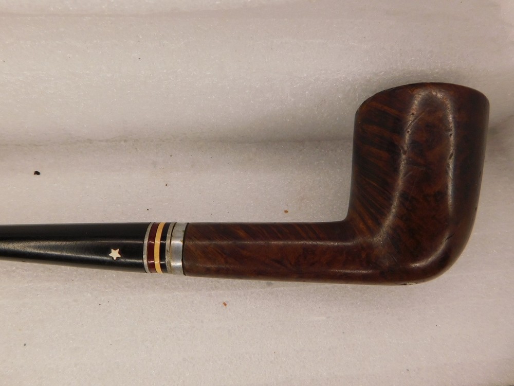 Unique Estate Cured with Real Honey Double Smoking Pipe - Untested