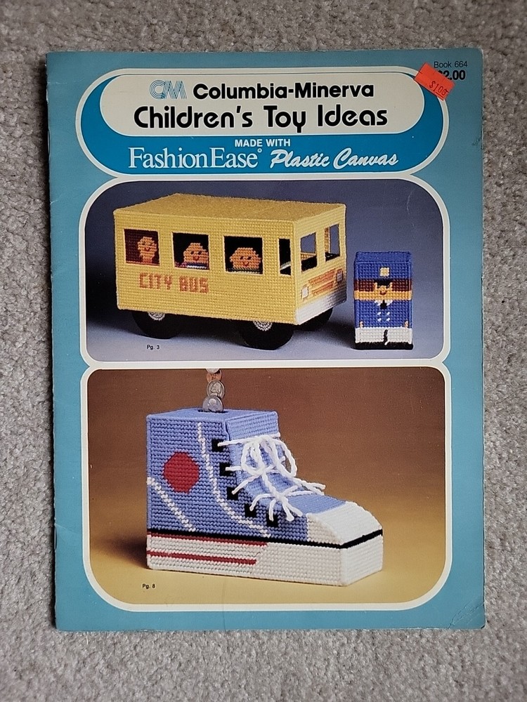 Columbia Minerva Children's Toy Ideas Plastic Canvas Pattern