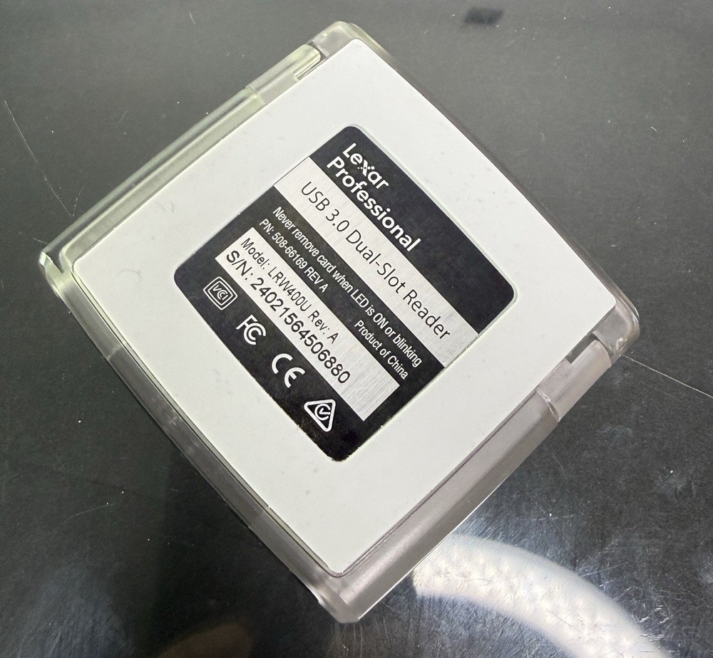 Lexar Professional USB 3.0 Dual-Slot Card Reader