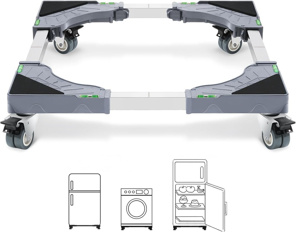 Versatile Appliance Dolly Cart with Locking Wheels - Adjustable from 16"-24.375"
