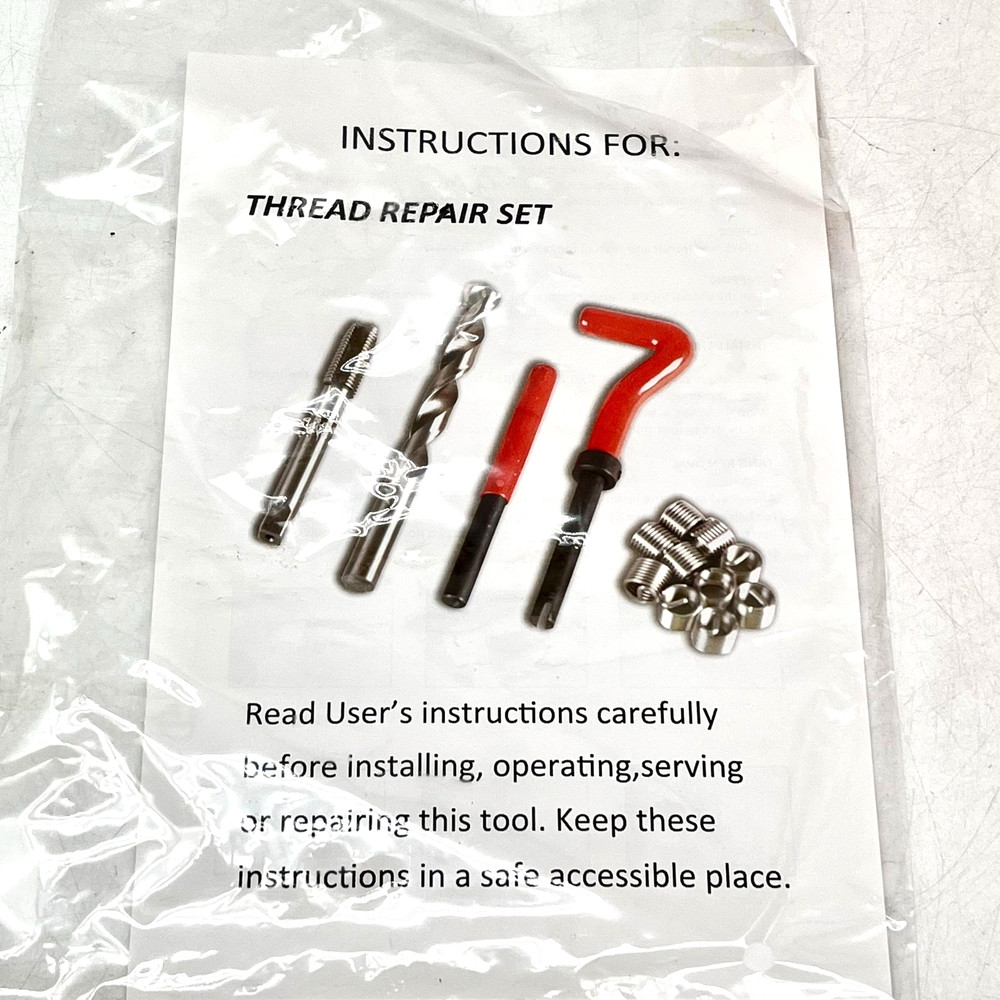 AKM Master Thread Repair Kit Tools With Red Hard Case - Pre-Owned