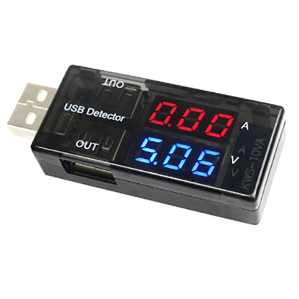 DC 5V USB Current Voltage Digital Detector Voltmeter Ammeter Measuring Tester