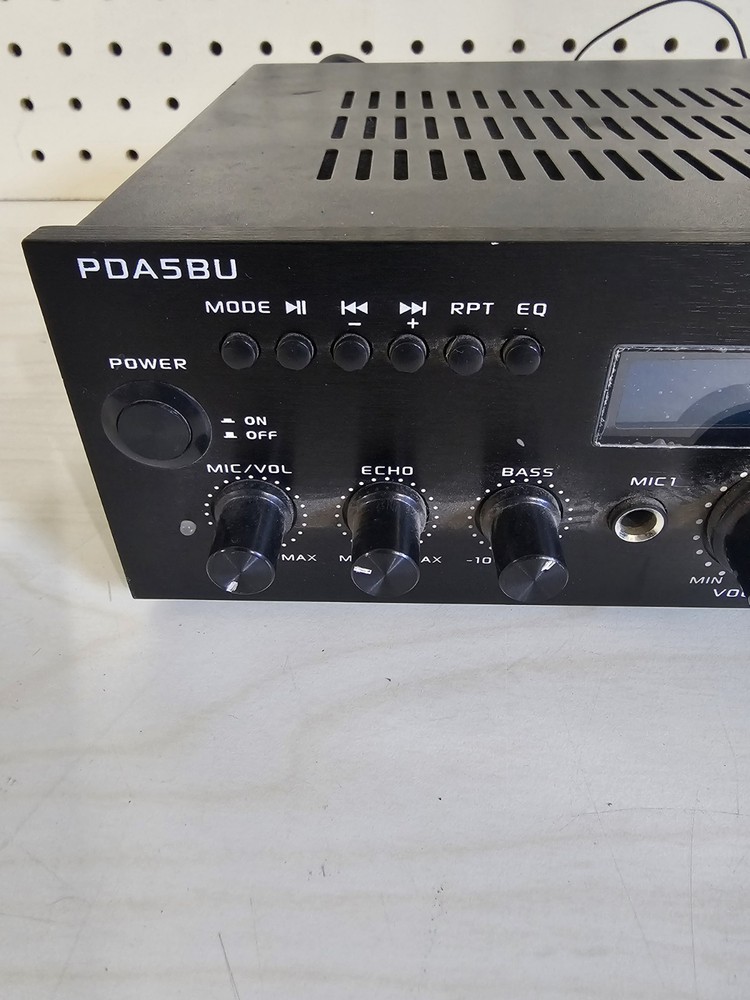 PYLE Compact Wireless Bluetooth Stereo Amplifier Model: PDA5BU Tested & Works!