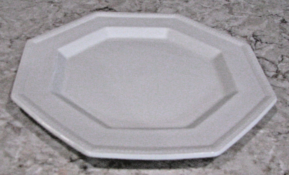Johnson Brothers, Heritage White, Salad Plates, Octangular 7.5", Made in England