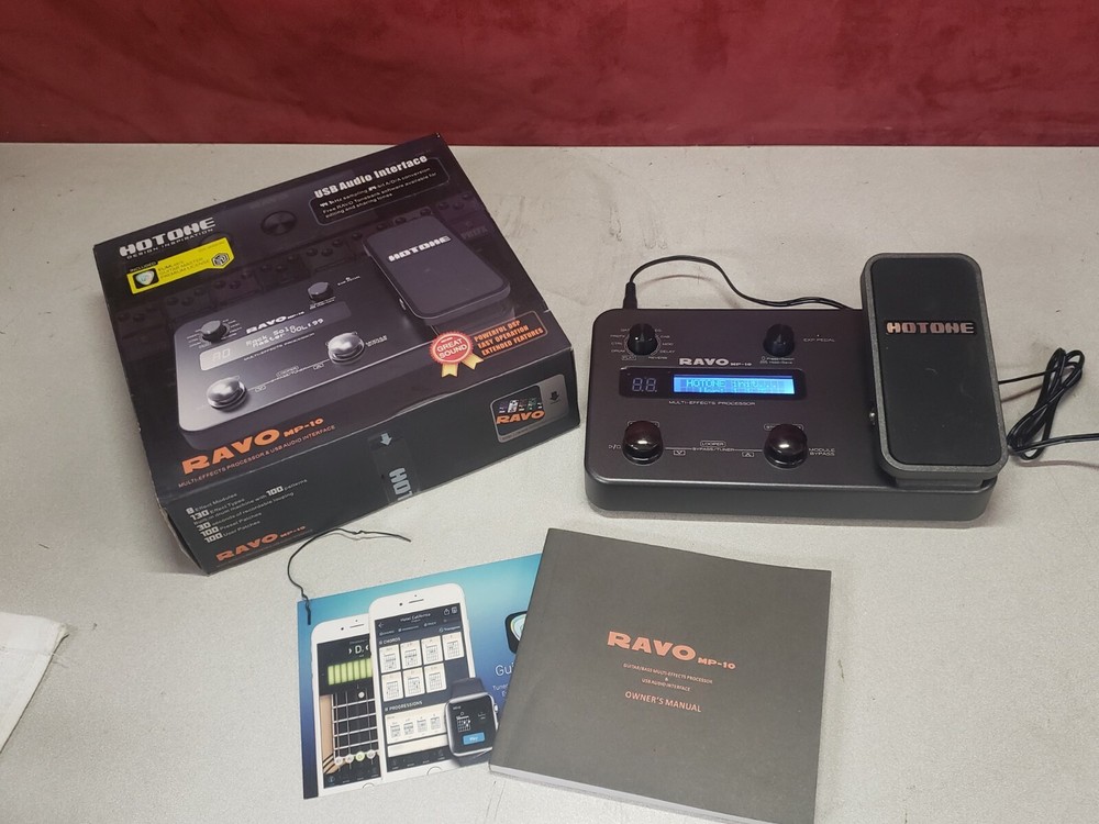 Hotone Ravo MP-10 Multi-Effects Processor with USB Interface, Drum Machine