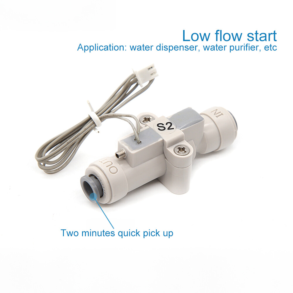 1/4" Water Flow Switch Water Flow Control Sensor for Water Purifier Dispenser.