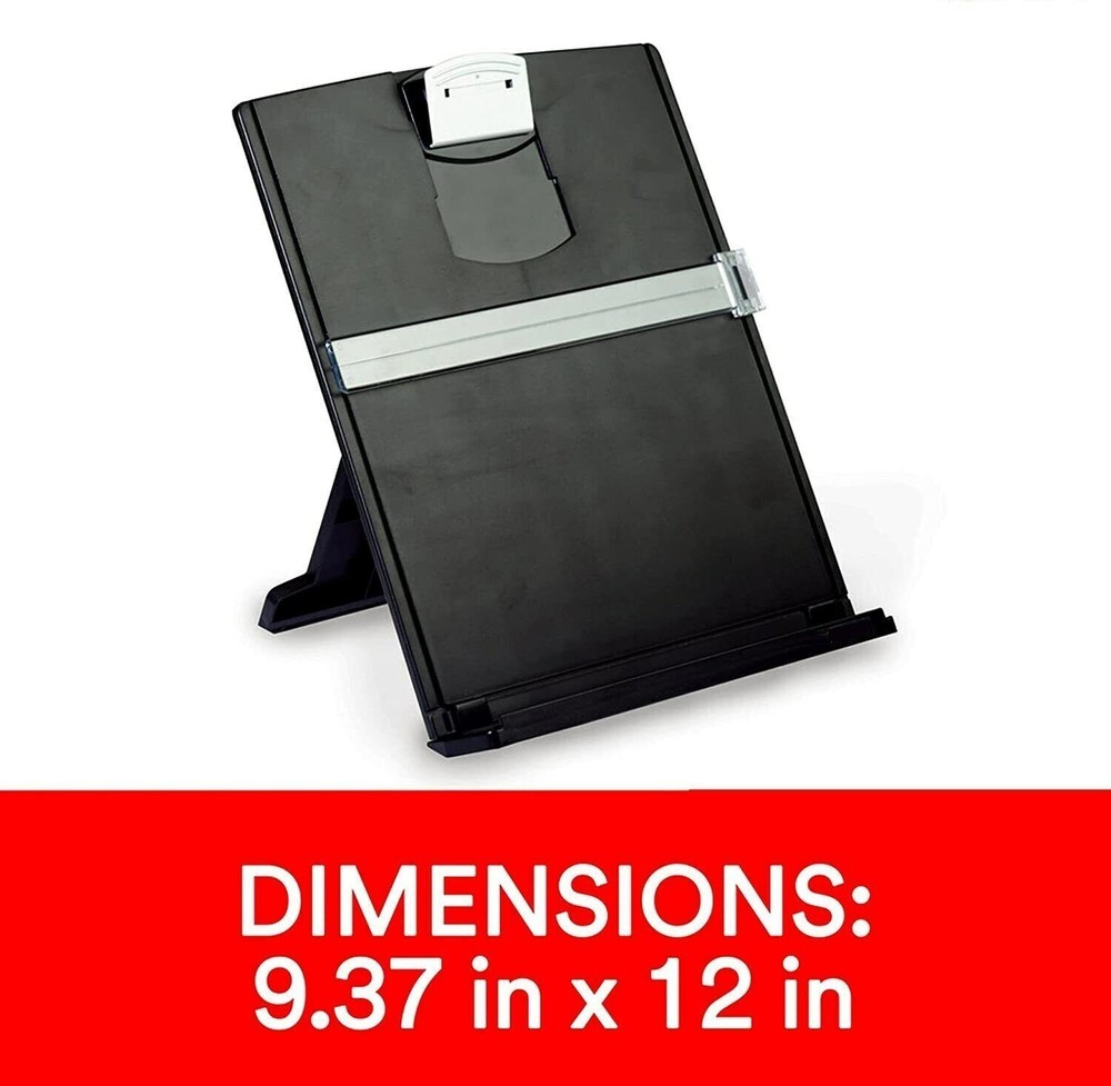 Document Holder Stand Adjustable Easel Copy Desk Paper Letter Office Workspace