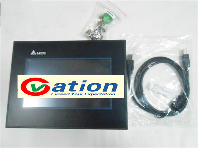 new for 7 inch   DOP-B07S411 HMI Touch Screen Operator Panel & Program Cable