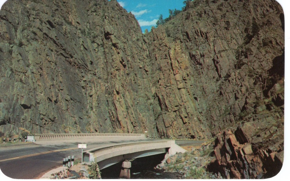 CURVED BRIDGE IN BIG THOMPSON CANYON, CO  - PC3963