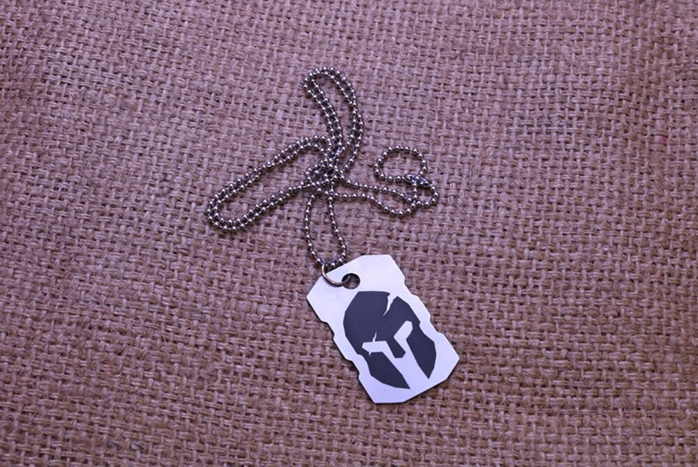 Raidops D.T. Warrior's Helmet Titanium Pendant