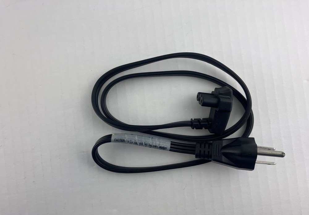 F2951 Dell 3-Prong Flat Power Cable 3ft