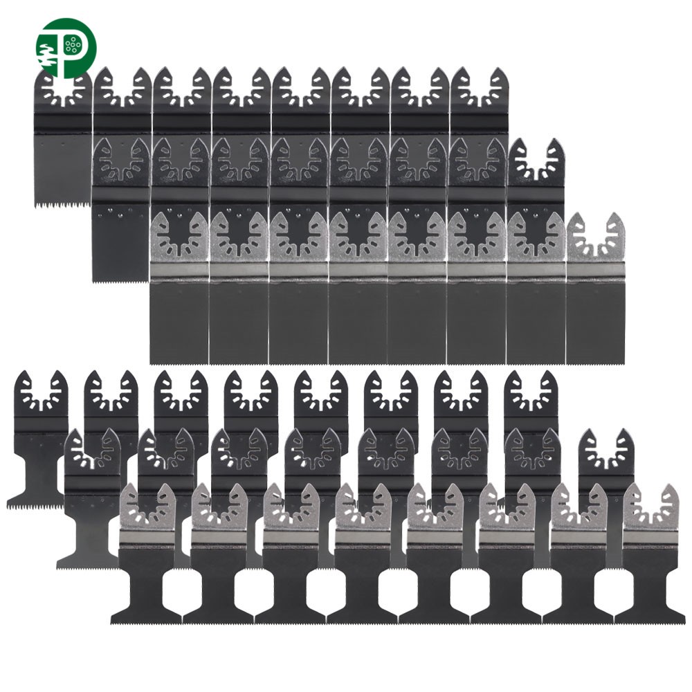 48 Pack Oscillating Multitool Universal Quick Release Saw Blades Kit