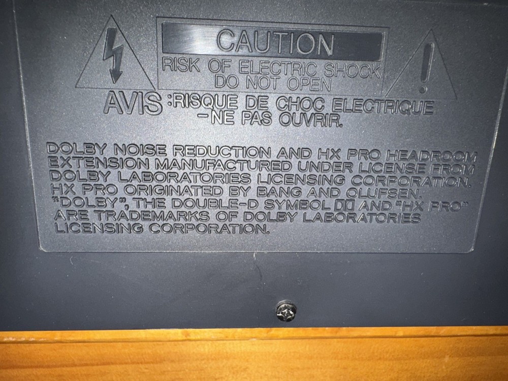 TEAC W-780R double cassette deck