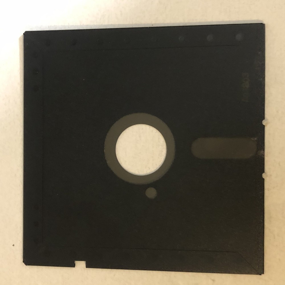 Vintage Maxell 2S Black Floppy Disk
