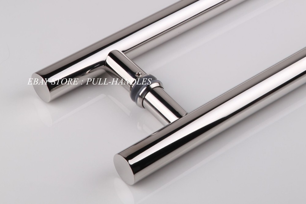 Door Hardware Polished Chrome Pull Handles Bar Pulls Entry Entrance Storefront