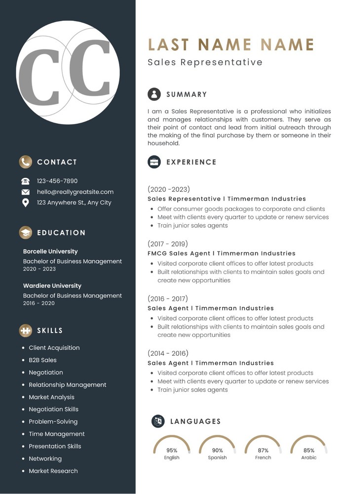 Modern Resume Template Bundle | Modern Re Editable Canva/PDF/PPTX Templates | CV