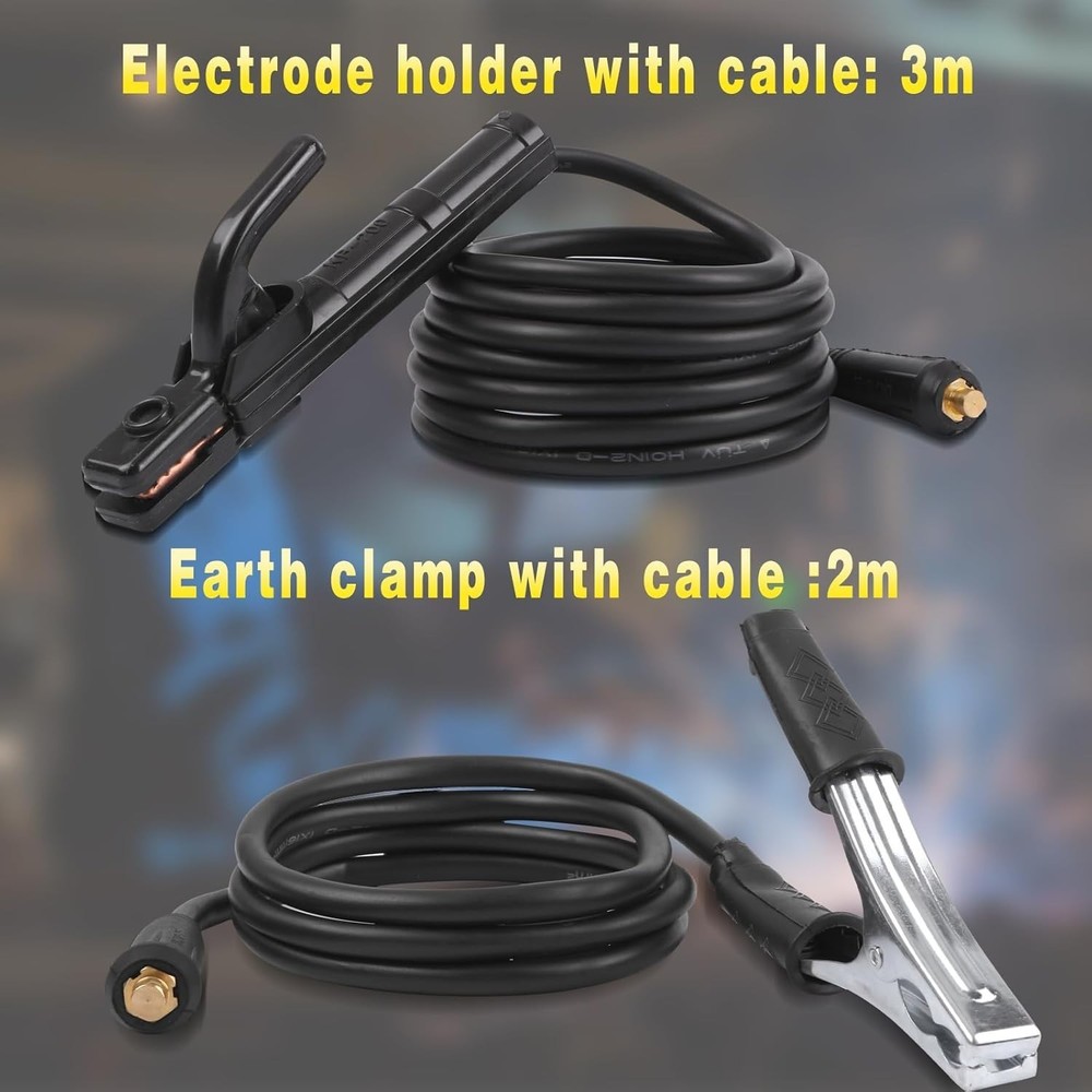 ARC Welder Machine Electrode Holder Welding Leads Welding Ground Clamp Welding E