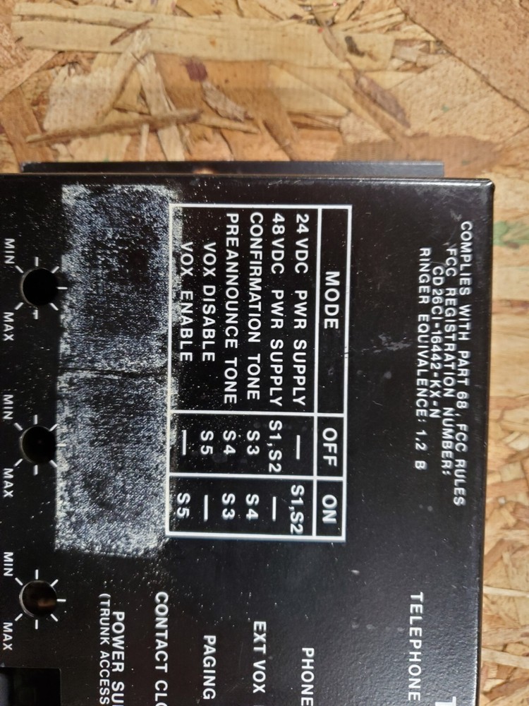 Bogen Communication TAM Telephone Access Module - Ready to Work!