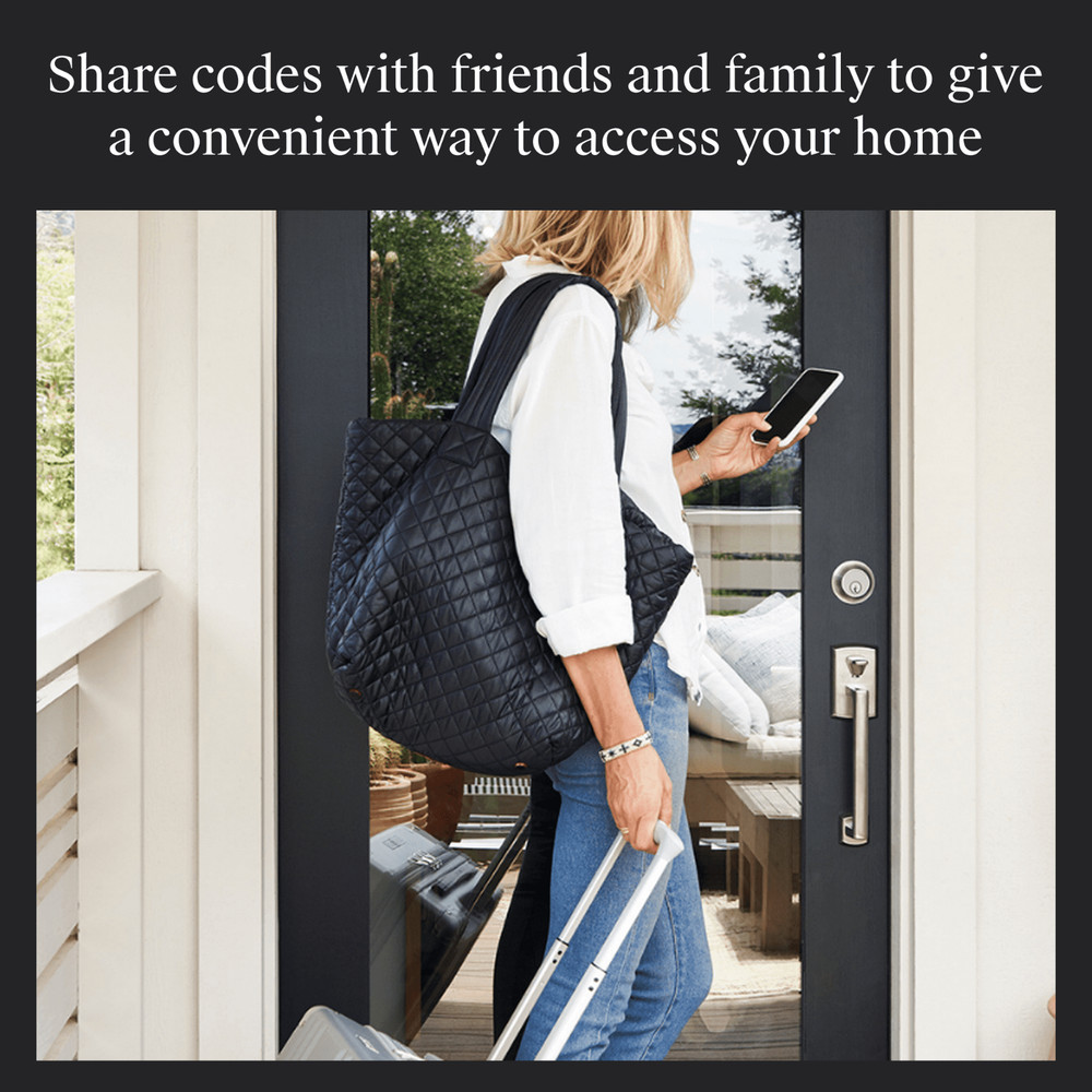 Level Lock Smart Keyless Entry Smartphone Access Bluetooth HomeKit - Matte Black