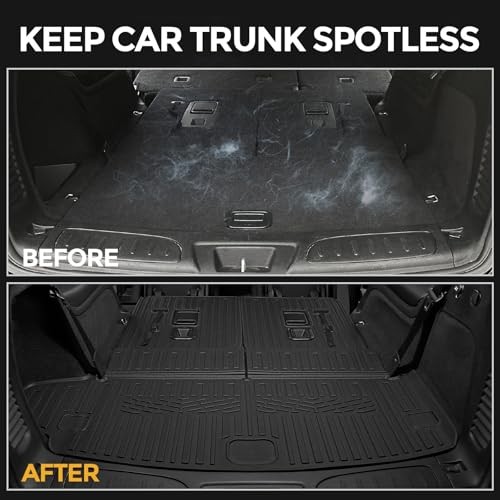 Cargo Mat for 2016-2025 Dodge Durango 6/7 Passenger Accessories, Full Coverage