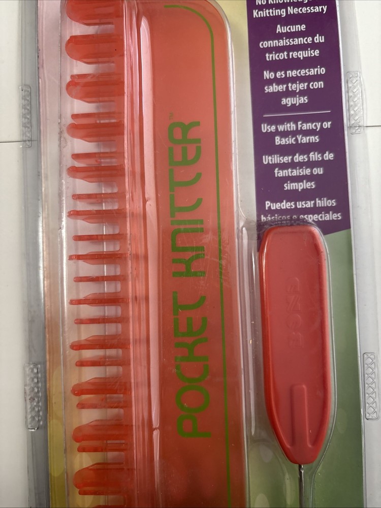 New Spinrite Pocket Knitter Kit - Orange