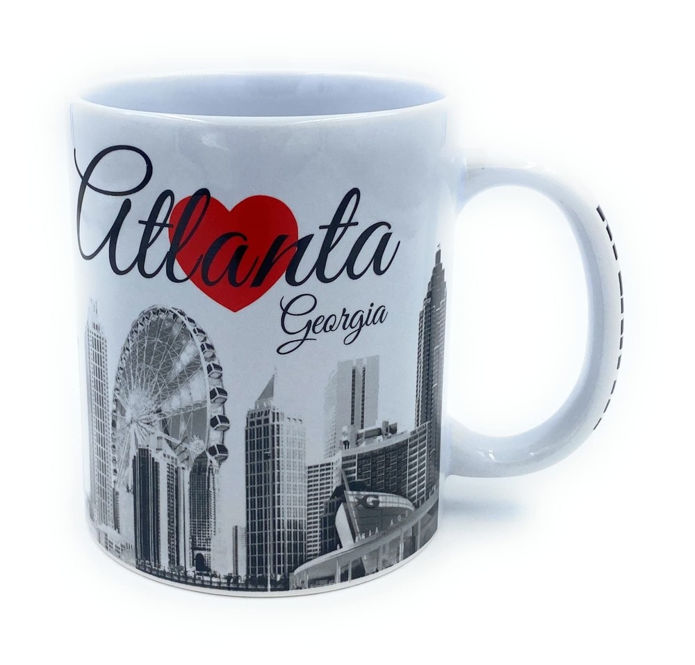 Atlanta Skyline White Mug 11oz