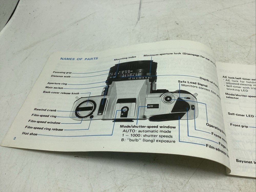 MINOLTA X-370 Owner's Manual Instructions