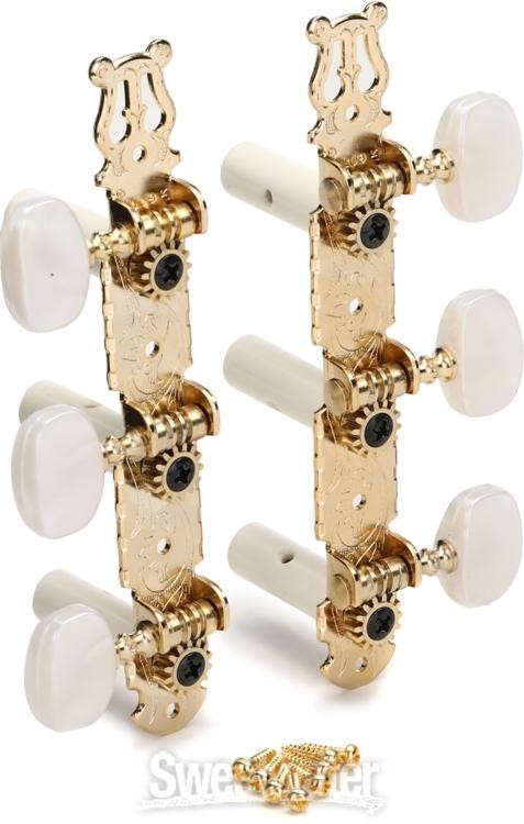 Gotoh 35G450 Classical Guitar Tuners - Flash Gold