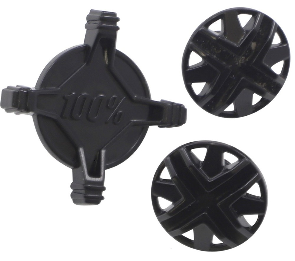 100% Status Helmet Replacement Visor Screws Black