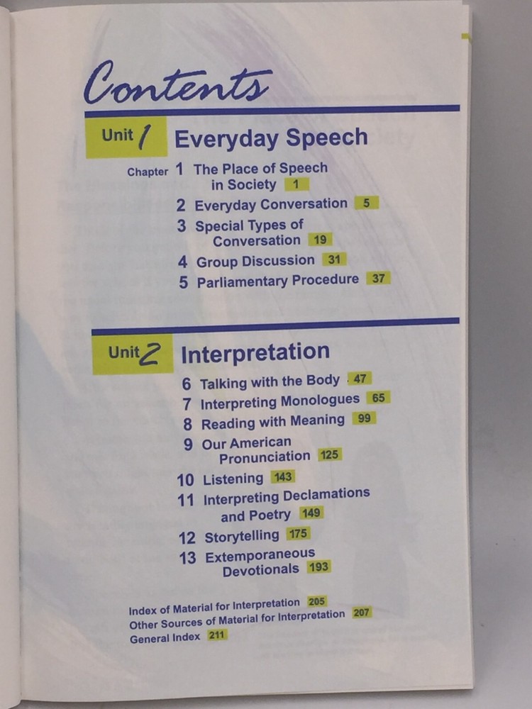 Abeka High School Elective "Speech For Today" Student Textbook Bound