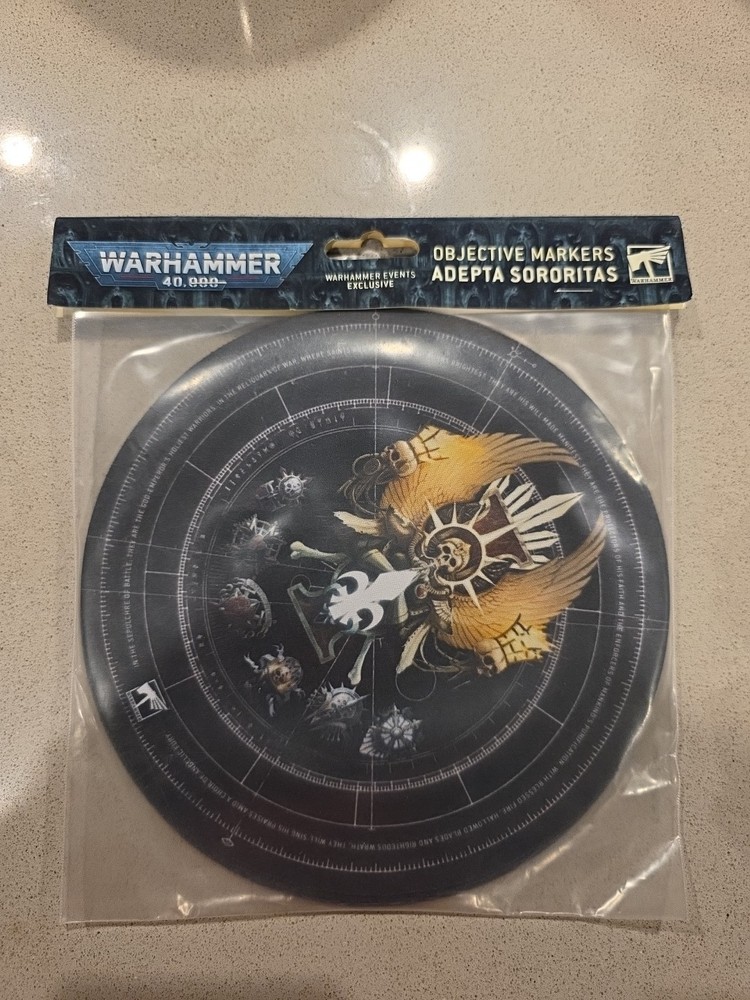 Event Exclusive Warhammer 40k Objective Markers Adepta Sororitas