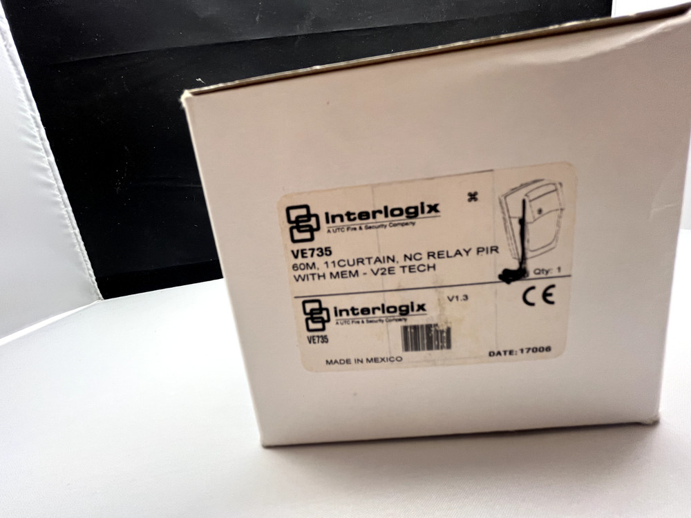 New INTERLOGIX VE735 PIR Motion Sensor. New Open Box