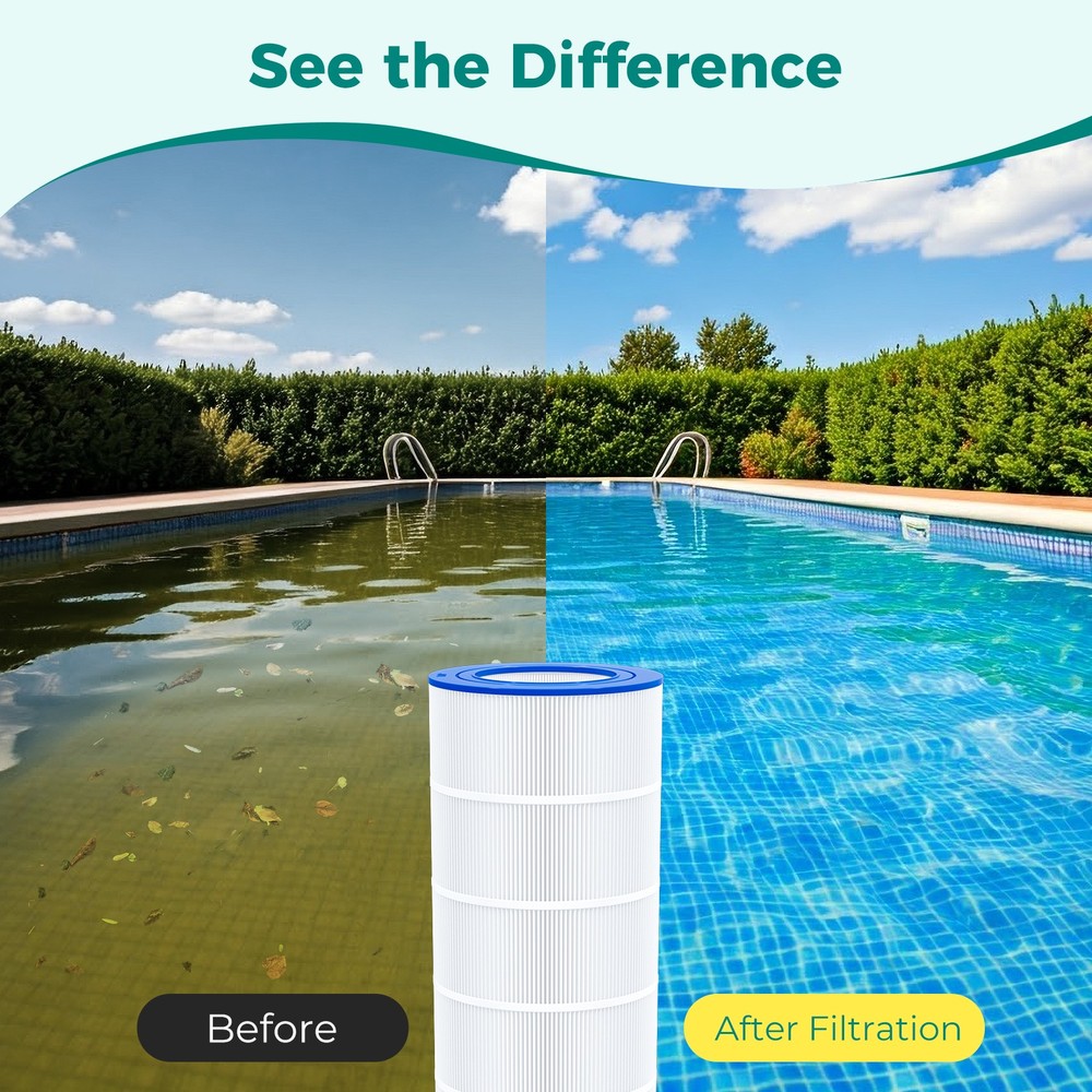 PJANCS250 Pool Filter Unicel C-8425 Replacement 250 sq.ft, Free-flow Core1-Pack