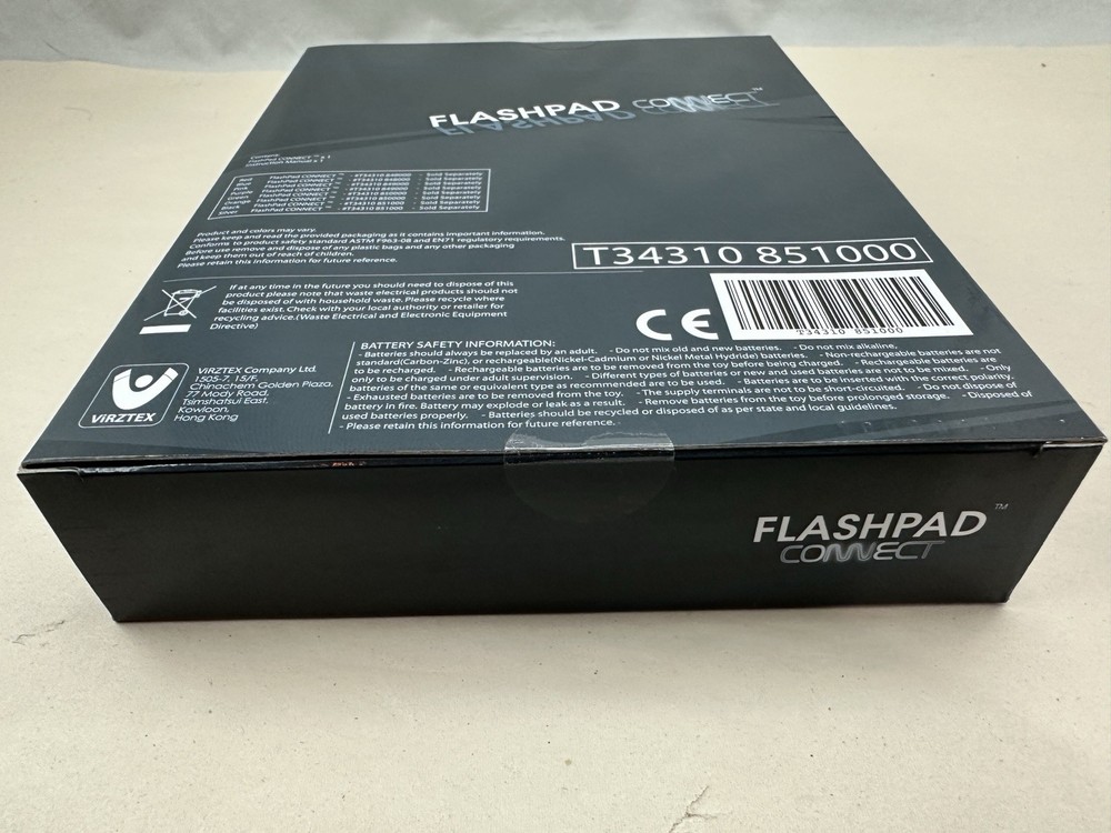 New VirzTex FLASHPAD CONNECT Touchscreen Interactive Game w/Lights 9 Game Modes