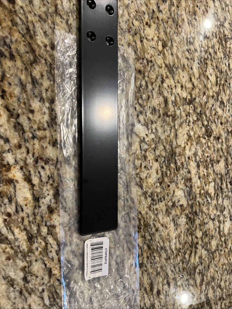 Hardware Resources CTOPSUP12 Countertop Support - Black