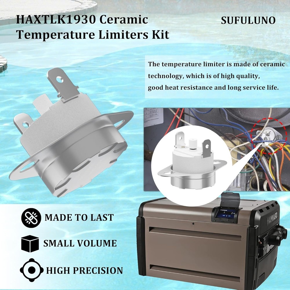 For HAXTLK1930 Hayward H-Series Pool Heater/Spa Heater Temperature Limiters Kit