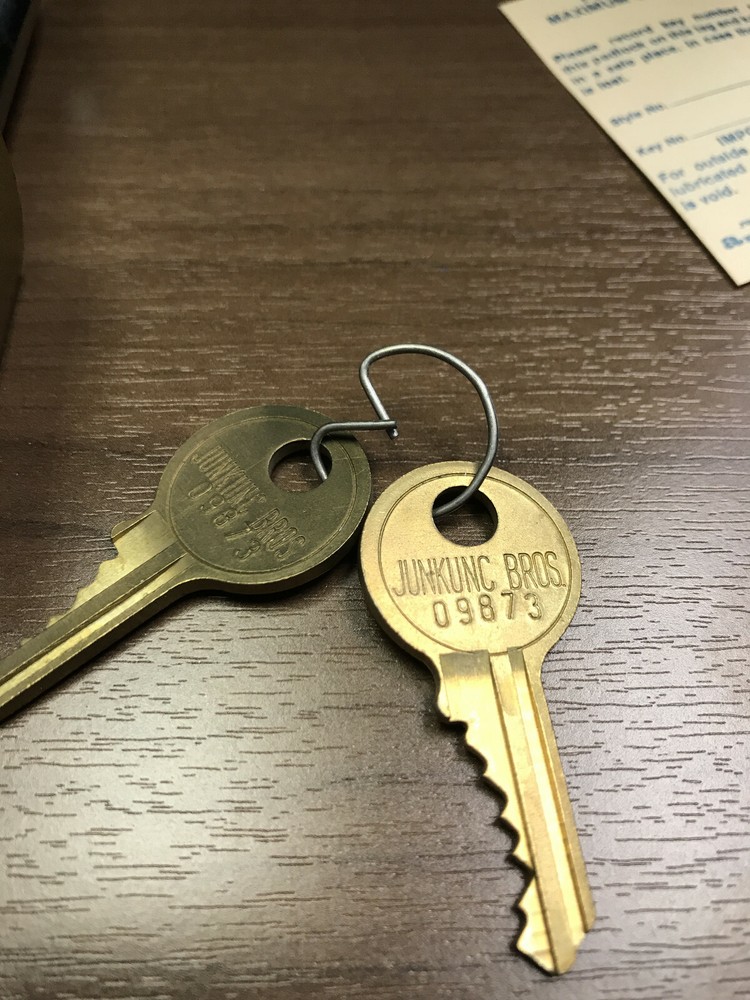 Vintage American Lock Padlock, Model # 206, Keyed Different (KD), NOS