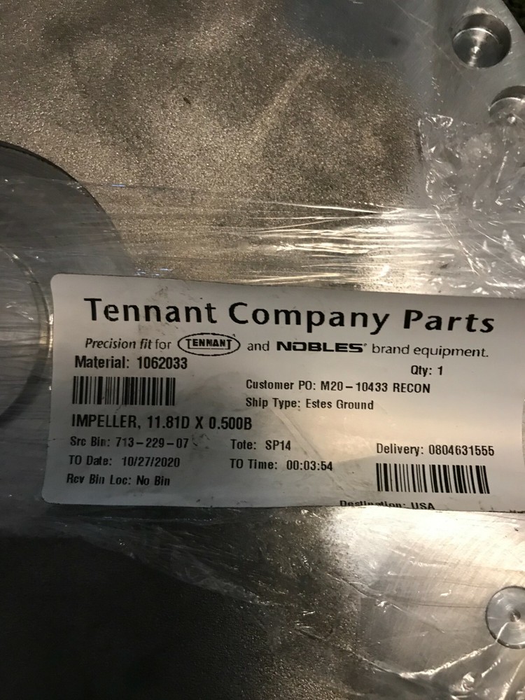 Tennant Impeller 1062033