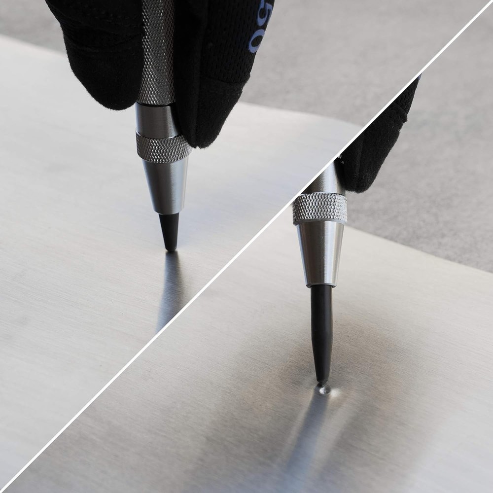 Automatic Center Punch 6in Adjustable Spring Loaded Drill Hole Starter