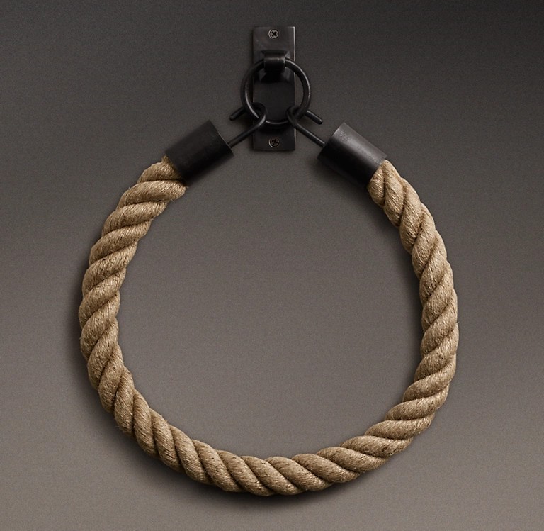 Restoration Hardware Hemp Rope Tie Back