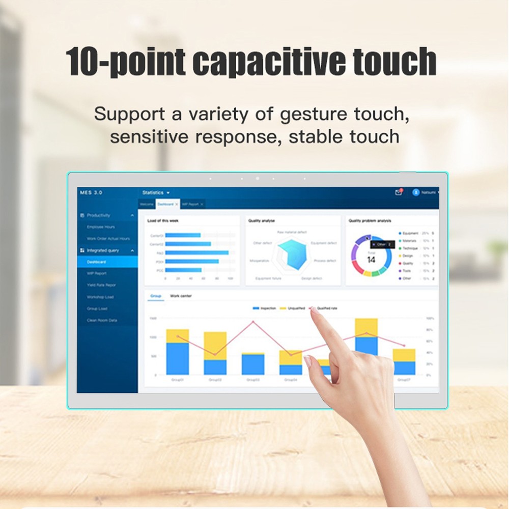 15.6 Inch Wall Mounting Android Display Automation Device Control Tablet Panel