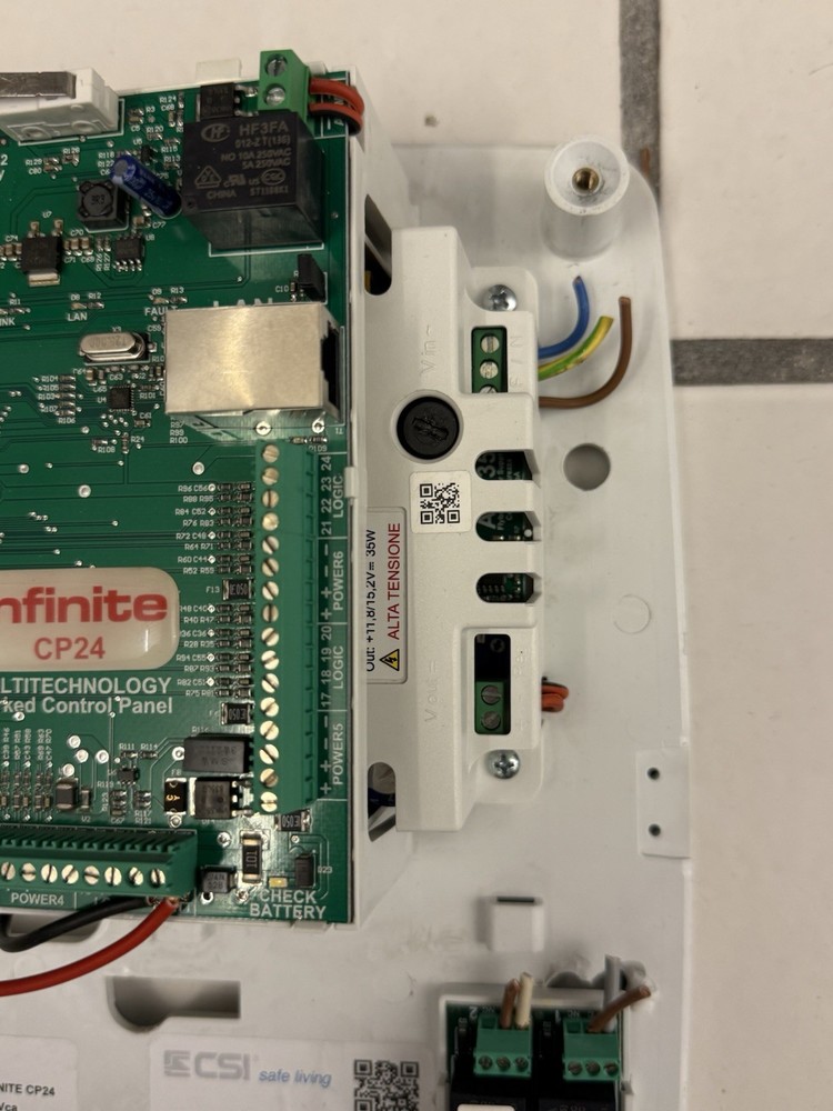 CSI INFINITE CP24 Alarm Center Complete Works With Additional Objects