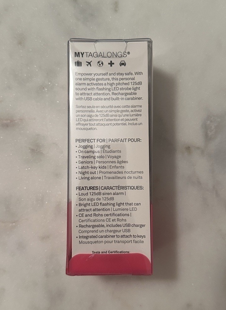 My Tagalongs Safety Alarm